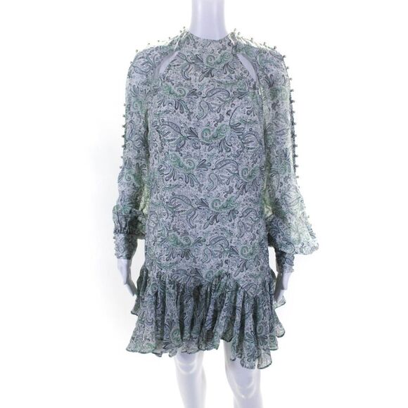 Thurley Womens Dahlia Dress Green Size 14 13636472 - Picture 1 of 7